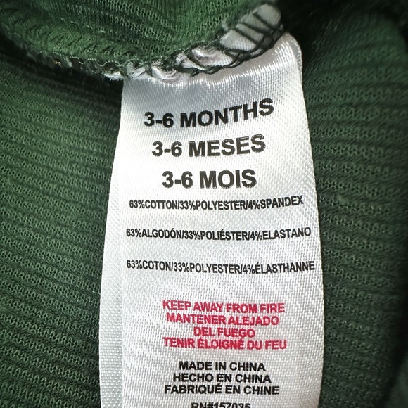 Rachel Zoe | Corduroy Ruffle Sleeve Bodysuit (3-6 mos) - Picture 5 of 5